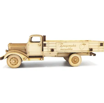 autíčko VRKY - sběratelské modely Model nákladního auta Praga RND valník 1:64 (nápis na přání)