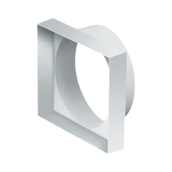 Ventilace Den Braven Přechodová tvarovka Ø 100 mm, 90 × 90 mm bílá