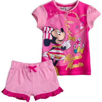 Dívčí pyžamo Dívčí pyžamo DISNEY MINNIE LOVE světle růžové Velikost: 98