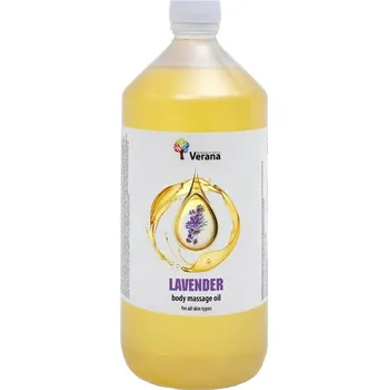 Masážní přípravek Tělový masážní olej Verana Levandule 1000 ml