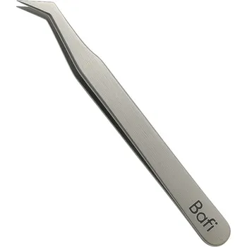 BAFI Profesionální pinzeta na řasy PROFI 12 - 45°, zakřivená