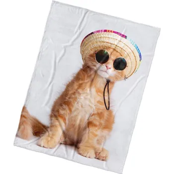 deka Mikroplyšová deka Koťátko Letní Elegance 150x200 cm