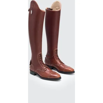 Moto obuv Boty vysoké kožené Secchiari 100W cotto 38 H2 M cotto