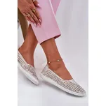 Semišové perforované dámské polobotky Chulieta Barva: Zlatá, Velikost: 38