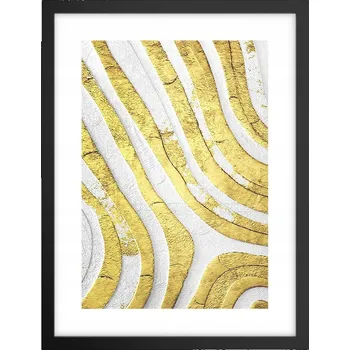 Obraz Obraz plakát v černém rámu do obýváku 30x40 abstrakce plakáty na zeď