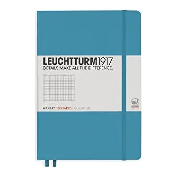 Záložka Zápisník Leuchtturm1917 pocket nordic blue, čtverečkovaný