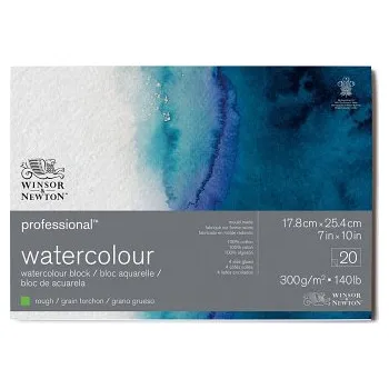 Blok Akvarelový blok W&N Professional Rough 300g 18x26cm (Akvarelový blok W&N Professional Rough 300g 18x26cm)