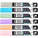 Fixy na textil PEBEO Opaque 7A 4 mm, 6 ks Pastel