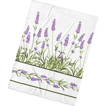 deka Mikroplyšová deka Levandulová Zahrada 150x200 cm