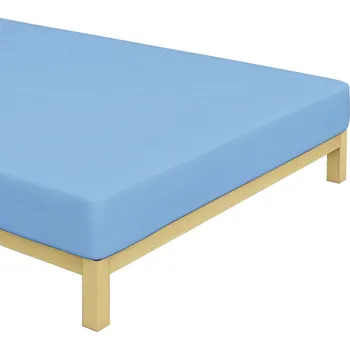 Jersey prostěradlo Středně Modré Rozměr: 120x200 cm