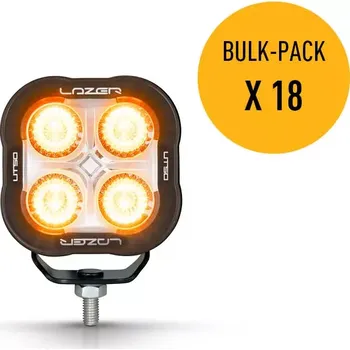 Přídavný světlomet LED pracovní světlo LAZER UTILITY-50, s funkcí červeného pozičního světla a majáku (strobo), 5000lm, 10-32V, ECE R10 | BULK-PACK 18ks