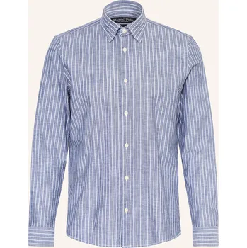 Pánská košile Marc O'polo Pánská Košile Shaped Fit, šedá / bílá, 42