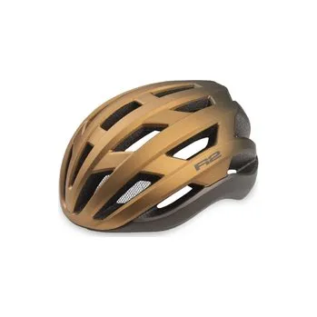 Cyklistická přilba R2 helma Verge písková zelená černá metalická, vel. M