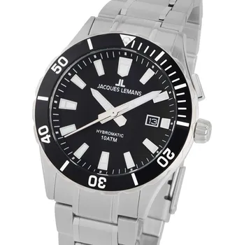 Hodinky Jacques Lemans 1-2131D Hybromatic Mens Watch 43mm 10ATM