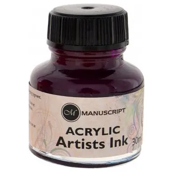Kaligrafický inkoust Manuscript 30ml – fialový (Kaligrafický inkoust Manuscript 30ml – fialový)