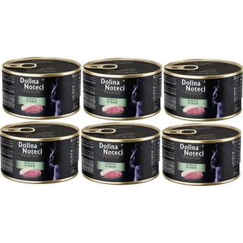 Krmivo pro kočku DOLINA NOTECI Premium mokré krmivo pro kočky bohaté na husu - 6x185g