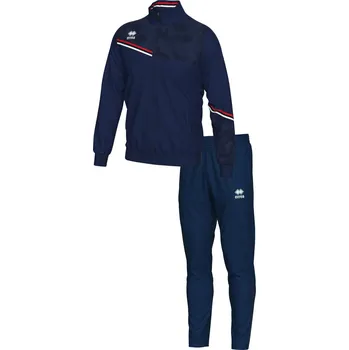 ERREA´ ERREA ERICK Pánská tepláková souprava BARVA: tmavě modrá - červená - bílá, Velikost: S Lehká a prodyšná pánská sportovní souprava z elastického materiálu