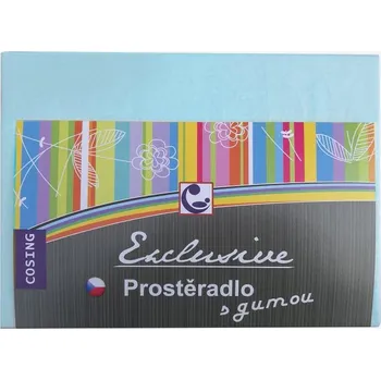 Prostěradlo Prostěradlo COSING Bavlněné prostěradlo 120 x 60 cm modrá