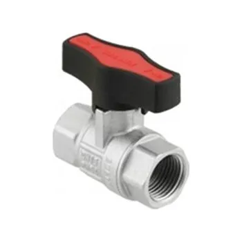 Vodovodní kohout Kulový ventil GOLD 1/2" FF Motýl PN64 PLNOPRŮTOK GRDV011