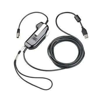 Sluchátka Poly SHS 2371-11 - Adaptér náhlavní soupravy PTT (push-to-talk) - USB, stereo, nesériový - kompatibilní s TAA (8K718AA#AC3)