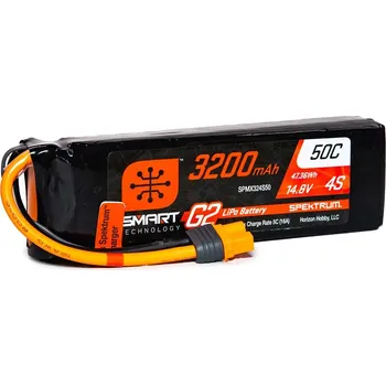 RC model letadla Spektrum Smart G2 LiPo 14.8V 3200mAh 50C IC3