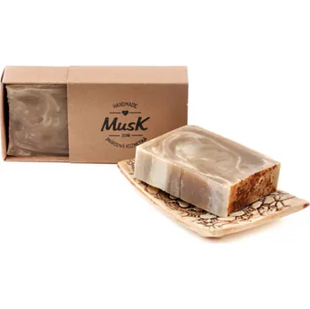 Mýdlo MusK Přírodní mýdlo Hřejivá skořice 100 g