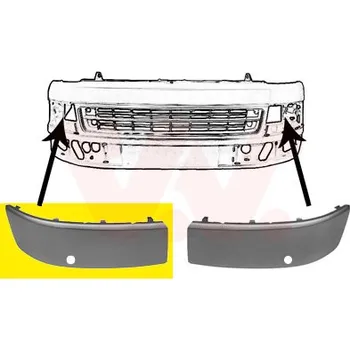 Nárazník Ozdobná / ochranná lišta, nárazník VAN WEZEL 5790486