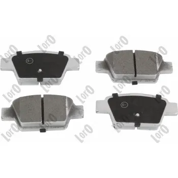 Brzdová destička Sada brzdových destiček, kotoučová brzda ABAKUS 231-02-038