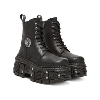 Pánská obuv Kotníková obuv NEW ROCK M-OVERZTANK001-C1 Černá 40