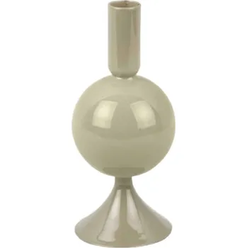 Svícen Svícen Sparkle Ball sklo zelený 18cm Present Time (Barva-zelená)