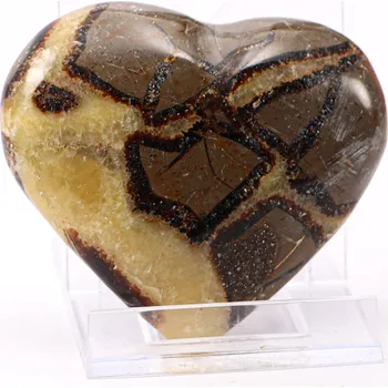 Drahý kámen Magieprirody.cz Srdce Septárie 80 x 70 mm 205 g přírodní kámen #D331