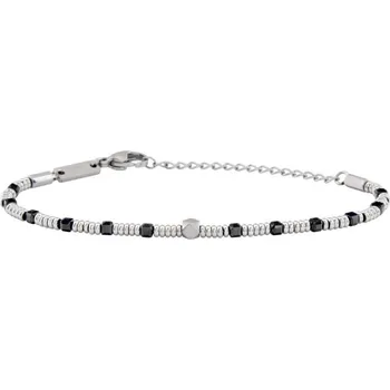 Náramek BREIL Korálkový náramek s černým spinelem Priam TJ3649 + 2 měsíce na vrácení zboží