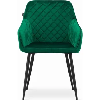 TRENDIE Sametová židle Budapest zelená