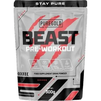 Anabolizér PureGold Pre-workout The Beast 300 g - mango + Sleva 3 % pro registrované