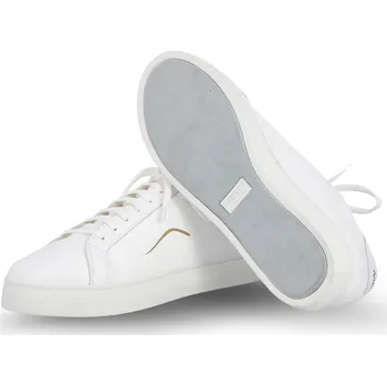 Dámská sálová obuv MERLET,Sneakery s koženou podrážkou RIVA, bílá 40