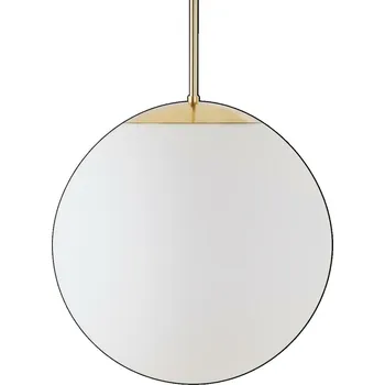 OSMONT ADR62524 ADRIA P3 HP závěsné skleněné svítidlo mosaz leštěná / bílá IP40 4000 K 52W LED