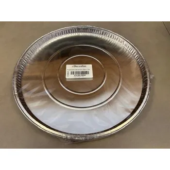 Zahradní gril Dreamfire misky hliníkové na odkapávání průměr 33cm, 10 ks