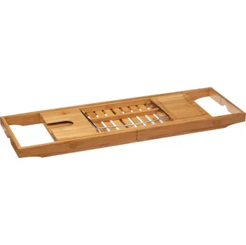 Koupelnový nábytek 5five Simply Smart Bambusová vanová police, posuvná, 70-105 cm