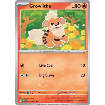 Sběratelská karetní hra Growlithe 027/182 - Destined Rivals Typ karty: Non-Holo