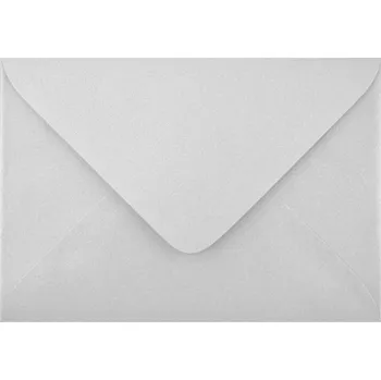 Obálka Obálka C6 114x162mm Metalická, SILVER (stříbrná)