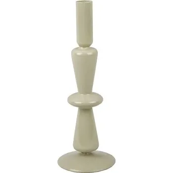 Svícen Svícen Sparkle Tall sklo šedý nefrit 25cm Present Time (Barva-šedý nefrit)