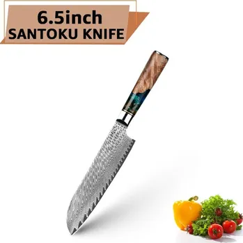 Kuchyňský nůž Damaškový nůž do kuchyně | kuchyňské potřeby - 6,5 palce SA