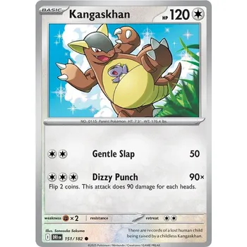 Karetní hra Kangaskhan 151/182 - Destined Rivals Typ karty: Reverse Holo