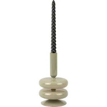 Svícen Svícen Sparkle Double Ring sklo šedý nefrit Present Time (Barva-šedý nefrit)