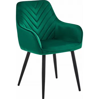 TRENDIE Sametová jídelní židle SOFIA zelená