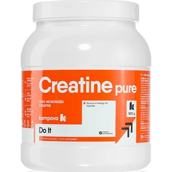 Kreatin Kompava Creatine Pure podpora sportovního výkonu vegan 500 g