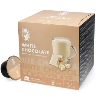 Kaffekapslen - Bílá čokoláda - Počet kapslí pro Dolce Gusto: 16