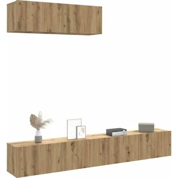 Obývací stěna vidaXL TV skříňky 3 ks dřevotříska [3329007] Barva: dub artisan