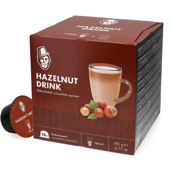 Káva Kaffekapslen | Lískooříškový nápoj - Počet kapslí pro Dolce Gusto: 16