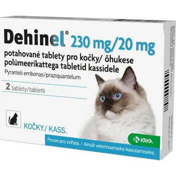 Antiparazitikum pro kočku Dehinel pro kočky, 230+20mg tbl 2